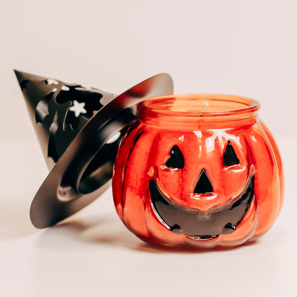 Witch Pumpkin Candle